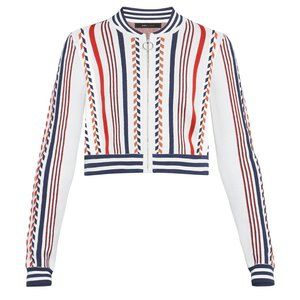 BCBG MaxAzria Thomas Jacquard Bomber Jacket